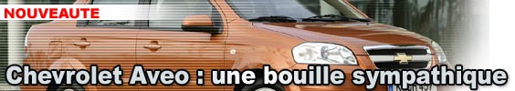 Chevrolet Aveo : une bouille sympathique