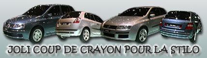 Joli coup de crayon pour la Stilo