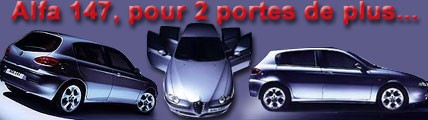Alfa 147, pour deux portes de plus