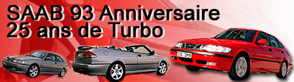 La Saab 9-3 Anniversaire célèbre 25 ans de turbo