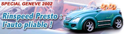 Rinspeed Presto : l'auto pliable !