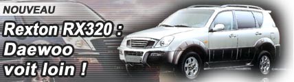 Rexton RX 320 : Daewoo voit loin