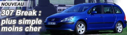 Peugeot 307 Break, plus simple et moins cher