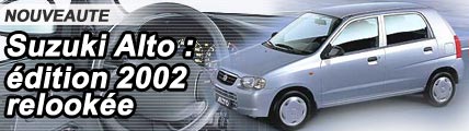 Suzuki Alto : édition 2002 relookée !