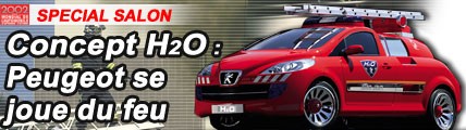 Concept H2O : Peugeot se joue du feu