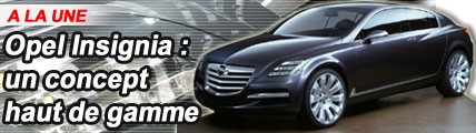 Opel Insignia: un concept haut de gamme