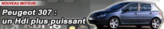 Peugeot 307 : un Hdi plus puissant