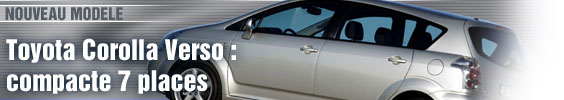 Toyota Corolla Verso : compacte 7 places