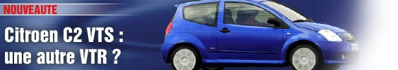 Citroën C2 VTS, une autre VTR ?