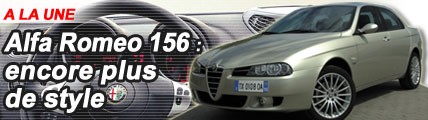 Alfa Romeo 156 : encore plus de style