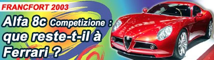 Alfa Roméo 8C Competizione : que reste-t-il à Ferrari ?