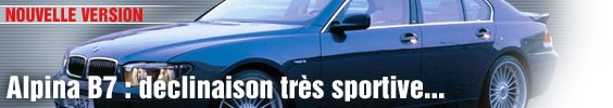 Alpina B7 : déclinaison très sportive…