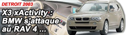 X3 xActivity : BMW s'attaque au RAV4