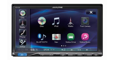 Avec l’ICS-X8, Alpine commercialise la première station multimédia MirrorLink