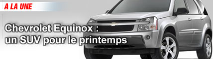 Chevrolet Equinox : un SUV pour le printemps