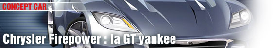 Chrysler Firepower : la GT yankee