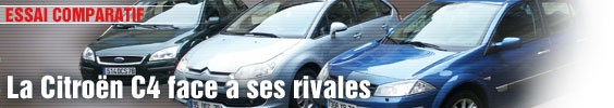 Essai Comparatif/ La Citroën C4 face à ses rivales