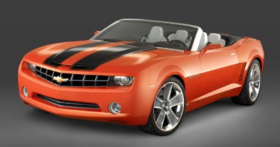 Camaro concept : le coupé en 2009, le cab en 2010