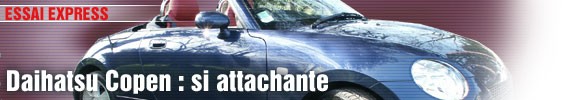Essai Express/ Daihatsu Copen : si attachante