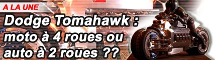 Dodge Tomahawk : moto à 4 roues ou auto à 2 roues ?