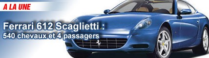 Ferrari 612 Scaglietti: 540 chevaux et 4 passagers