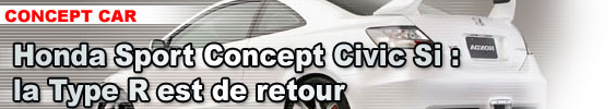 Honda Sport Concept Civic Si : la Type R est de retour