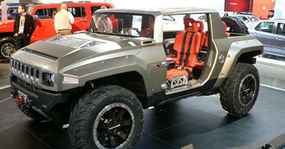 Hummer HX Concept : 4x4 en kit ?