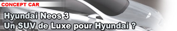 Concept Hyundai NEOS 3 : Un prochain SUV de luxe pour Hyundai ?