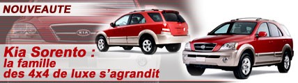 Kia Sorento : la famille des 4x4 de luxe s'agrandit