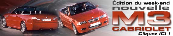La nouvelle M3 se décapote