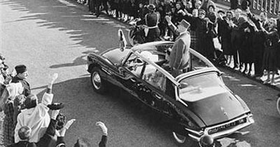 Les voitures présidentielles de la Vème République