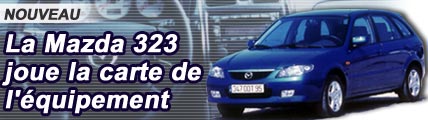 La Mazda 323 joue la carte de l’équipement
