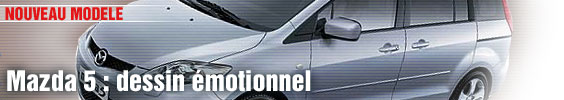 Mazda 5 : dessin émotionnel