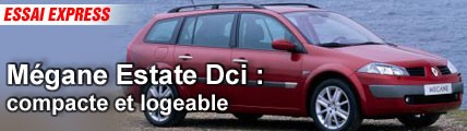 Essai Express/ Mégane Estate Dci : compacte et logeable