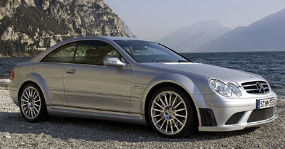 Mercedes CLK 63 AMG Black Series :  force noire