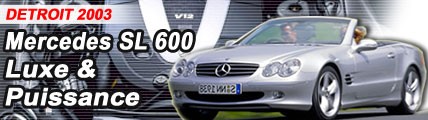 Mercedes SL 600 : profusion de luxe & de puissance