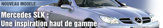 Mercedes SLK : une inspiration haut de gamme