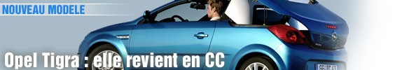 Opel Tigra : elle revient en CC