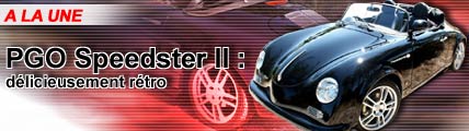 PGO Speedster II : délicieusement rétro