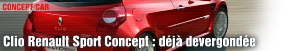Renault Clio Sport Concept : déjà devergondée