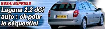 Essai / Laguna 2,2L dCi BVA : ok pour le séquentiel