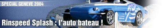 Rinspeed Splash : l'auto bateau !
