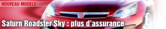 Saturn Roadster Sky : plus d’assurance