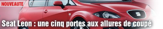 Nouvelle Seat Leon : une cinq portes aux allures de coupé