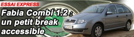 Essai/ Skoda Fabia Combi 1,2L : un petit break accessible