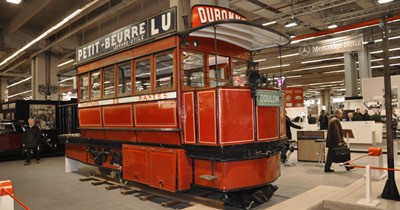 Rétromobile 2009 : un tramway qui ne manque pas d'air