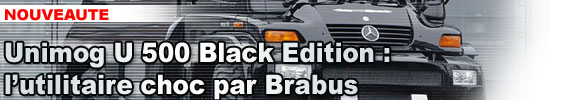 Unimog U 500 Black Edition : l’utilitaire choc par Brabus