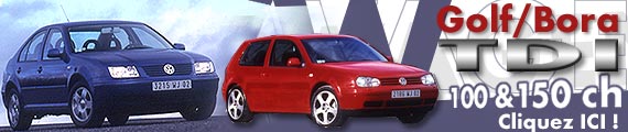 VW Golf & Bora: deux TDI gonflés !