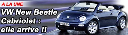 New Beetle Cabriolet : elle arrive !