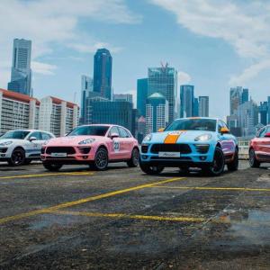 Porsche Macan : une collection de cinq exemplaires aux livrées historiques